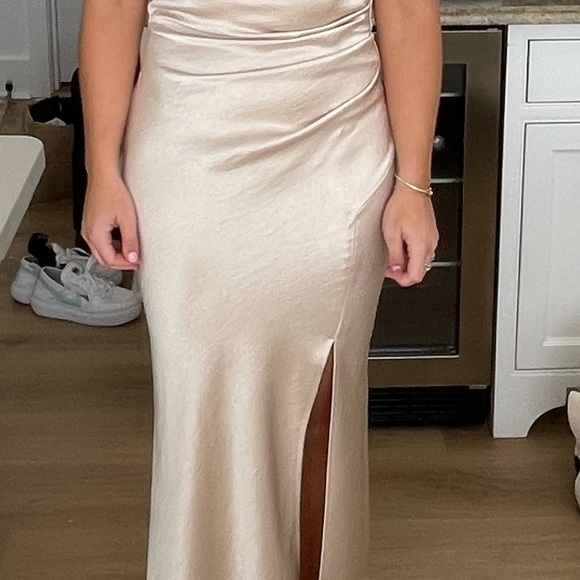 Bec + Bridge Dreamer ASYM dress - Sands - 6 - Picture 3 of 5